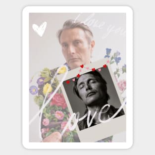 Floral Mads I Love You Collage Sticker